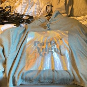 “Party animal” cropped pull over